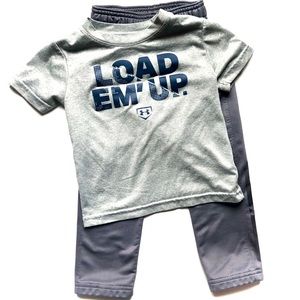 Under Armour | Heat Gear Shirt & Pant Set Size 2T